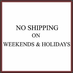 No Shipping Sign - Black and White